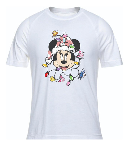 Camisetas Navideñas Navidad Mickey Minnie Mouse 