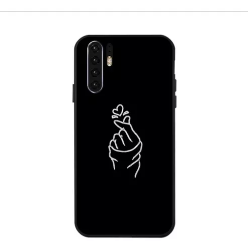 Funda Huawei Nova 5t, Silicón Negro Con Diseño