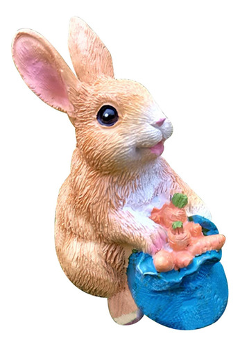 Estatua De Jardín De Conejo, 7,5 Cm X 5 Cm X 10 Cm