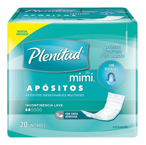 Imagen 4 de 5 de Plenitud Apósito Multiuso Incontinencia X 20 Unidades