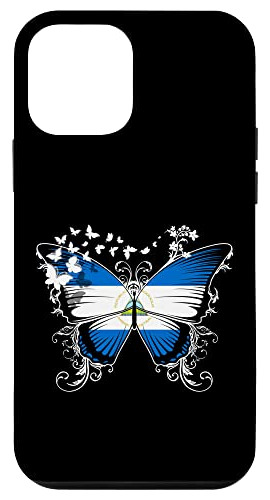Funda Para iPhone 12 Mini Nicaragua Flag Plastico-02
