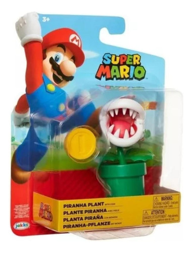 Planta Piraña  Con Moneda World Of Nintendo Super Mario