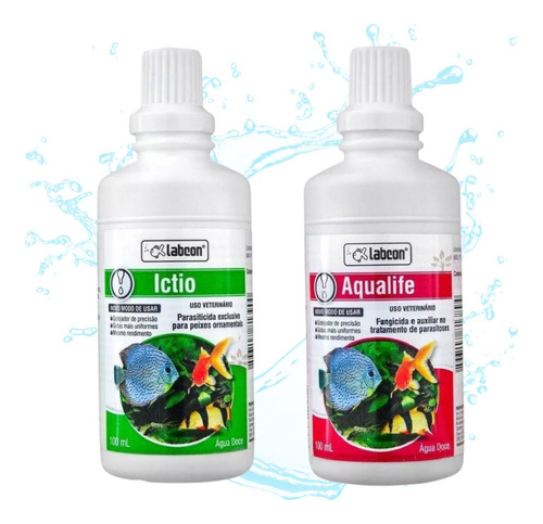 Kit Alcon Labcon Ictio 100ml + Aqualife 100ml