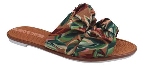 Chinelo Rasteira Feminina Slide Laço Moleca 5297.424