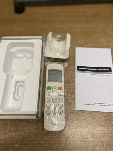 Controle De Ar-condicionado Midea Rm12f Branco