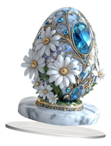 Decoración De Mesa De Huevos De Pascua, Adorno De Flores