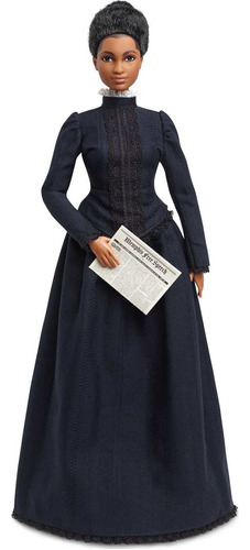 Muñeca Coleccionable Barbie Inspiring Women Ida B. Wells Con