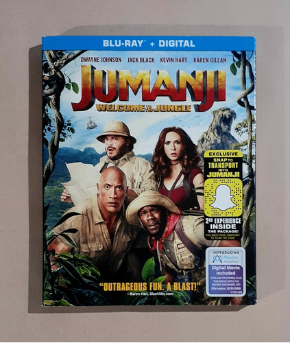 Jumanji En La Selva -importada- Blu-ray Original