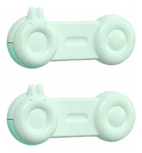 Kit 5 Seguros Para Puertas Y Cajones Seguridad Niños Color Verde