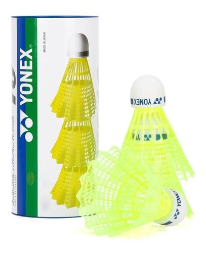 Peteca Yonex Mavis 10 - 2 Tubos Com 03 Unidades