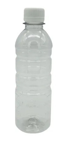 Botella Pet Agua 355ml Con Tapa Disktop (100 Pzas)