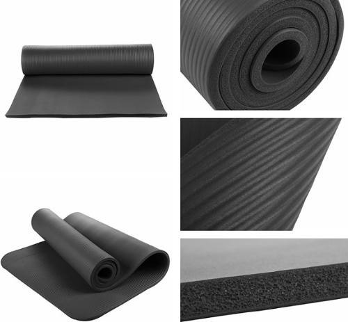 Yoga Mat Colchoneta + Cinta P/ Transport Nbr 183x61x10mm Pro