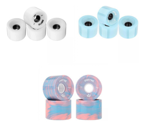 4 Rodas De Skate 78a Peças De Substituição De Longboard