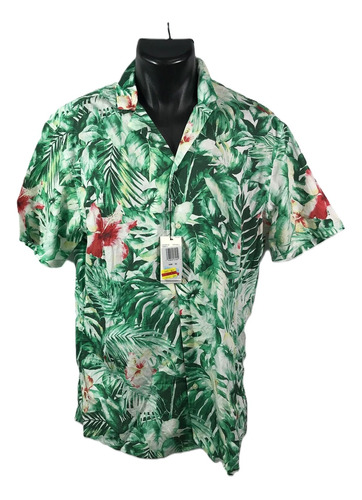 Camisa Michael Kors Hawaiian Jungle 100% Algodón / Original