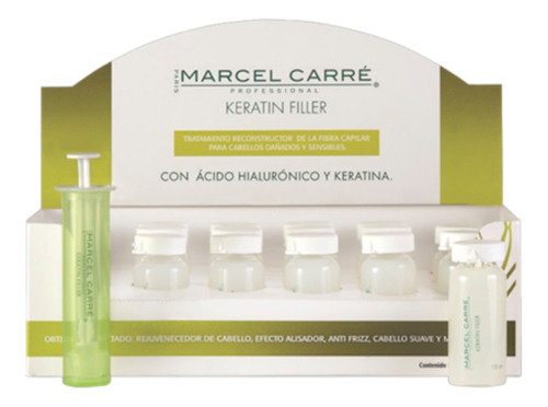 Marcel Carre Keratin Filler Ampolletas 15x15ml