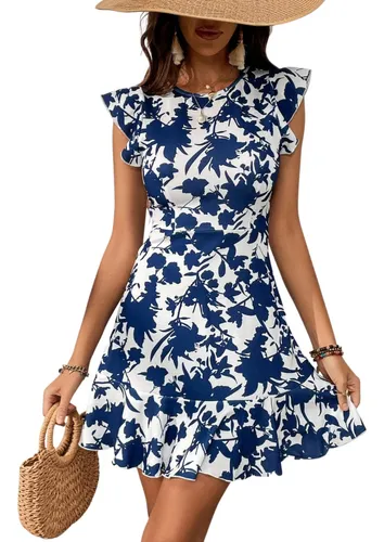 Vestidos Floreados Cortos Casuales Juveniles MercadoLibre