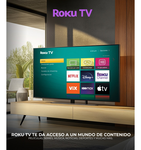 Element Pantalla De 70 Pulgadas 4k Uhd Roku Smart Tv Hdr10