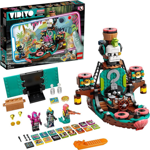 Kit De Construcción Lego Vidiyo Punk Pirate Ship 43114 Cantidad de piezas 615