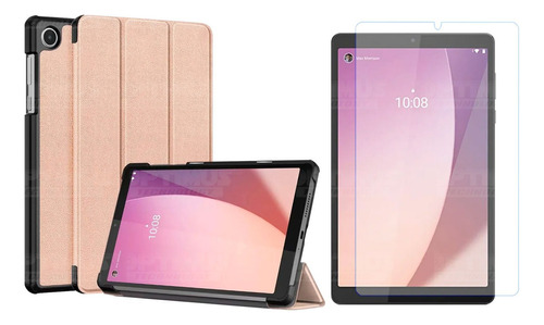 Protector Vidrio Y Estuche Para Lenovo Tab M8 4th Gen 2023