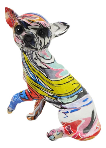 Ornamento De Cachorros De Chihuahua De Graffiti Estilo A
