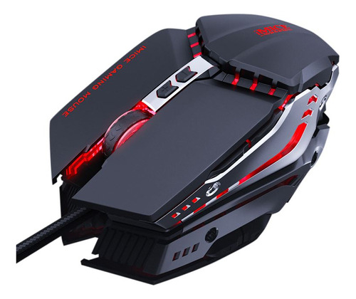 Mouse Óptico Gamer Ergonómico T80 Imice Con Cable, En Caja