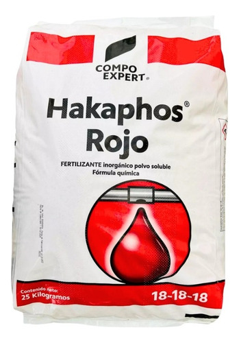 Fertilizante Hakaphos Rojo Hidrosoluble 1 Kg Fertirriego