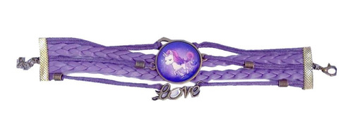 Unicornio Brazaletes, Mxucn-005, 5pzas, Morado, Unicornio, Color Morado Diámetro 7 cm Largo 155 cm