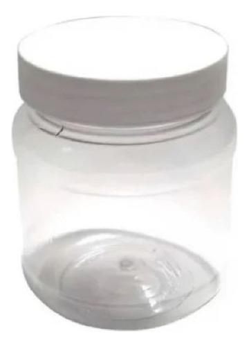 24 Frascos Envases Botes Tarros Plástico Pet Con Tapa 250ml