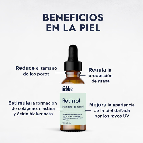Retinol Vitamina A Oleosa Palmitato De Retinilo Puro 30 Ml Tipo De Piel Sensible
