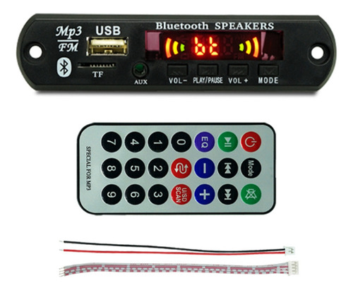 Módulo Usb Mp3, Placa Decodificadora Wma, 12v, Mp3, Módulo D