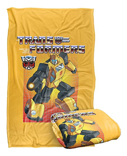 Manta Súper Suave Transformers Bumblebee Silky Touch