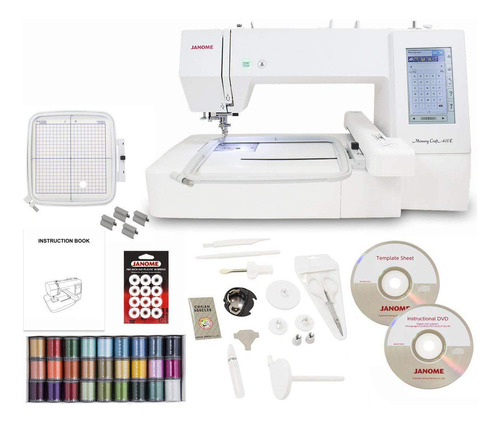 Janome Memory Craft 400e Bordado Máquina Con La Exclusiva .