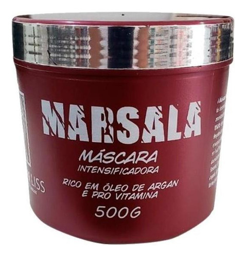 Máscara Marsala Intensificadora 500g- Hegelon Liss