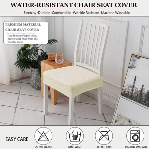 6 Pzs Funda Silla Elástica Cubre Asiento Protectora Comedor