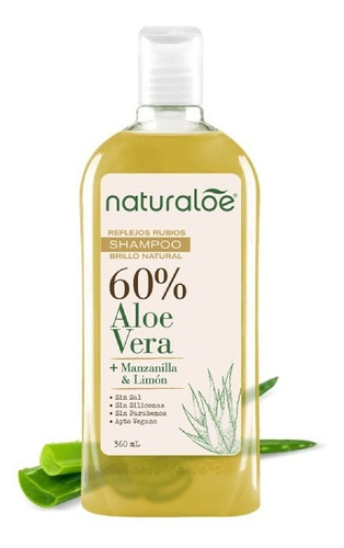 Naturaloe Shampoo 60% Aloe Vera 360ml 