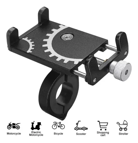 Portacelular Soporte Metálico Teléfono Bicicleta / Moto 360°