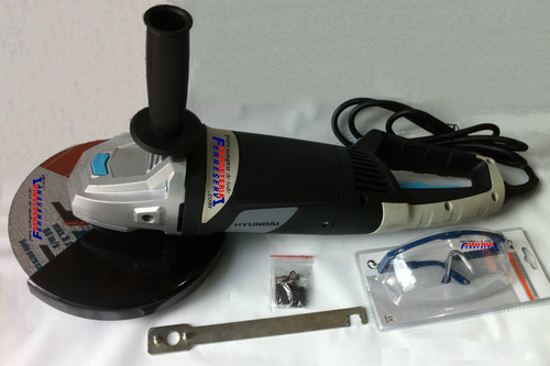 Amoladora Ind. Angular 9 Hyundai 230mm 2350w Hp0312 Gtia1año