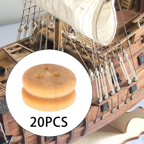 2 Bloques De Polea De 20 Piezas, Accesorios De Barco 4mm