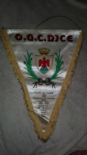 Banderín Antiguo Club Ogc Niza Francia