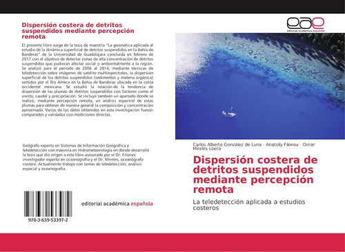 Libro: Dispersión Costera De Detritos Suspendidos Mediante P