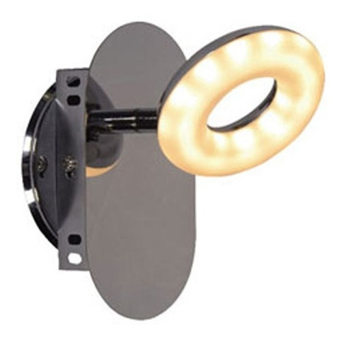 Aplique 1 Luz Cromo Led Incorp. 3000k 5w Dona Apl4721