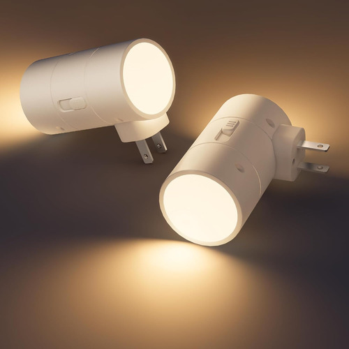Luces Nocturnas Enchufables Led Regulables Con Sensor