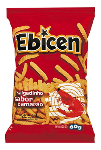 Salgadinho Camarão Ebicen 60g