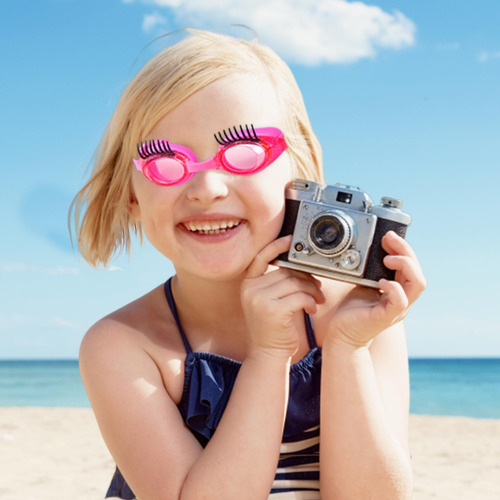 De Natación Para Niñas Gafas De Pestañas Para Niñas No Se De