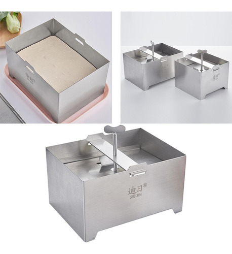 Prensador De Tofu, Prensa De Tofu De Acero 16cmx12cmx9cm