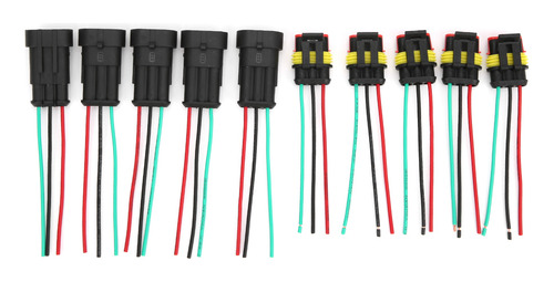 Conector Eléctrico Impermeable, 5 Juegos De Enchufes Para Co