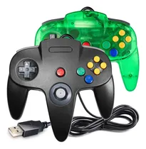 Comprar 2 Pack Controladores Clsicos N64 Para Pc Y Raspberry Pi