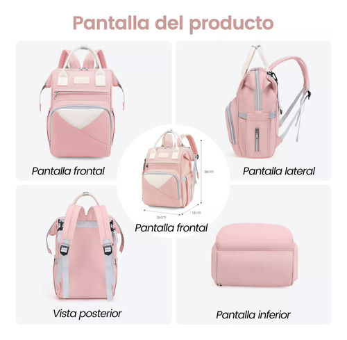 Bolsa De Pañales Para, Bolsa De Pañales Impermeable, Mochila
