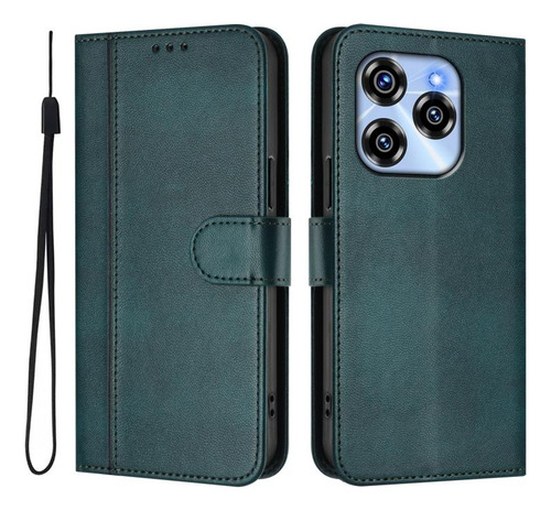 Funda De Piel Retro Para Oukitel C57s/c57 Pro/blu J12/ouki