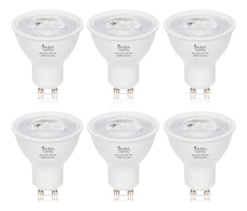 Bombilla Led Gu10 De 5 W No Regulable (paquete De 6) Halógen